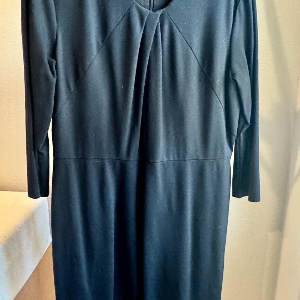 Classic Black 3/4 Length Sleeve Women’s Dress